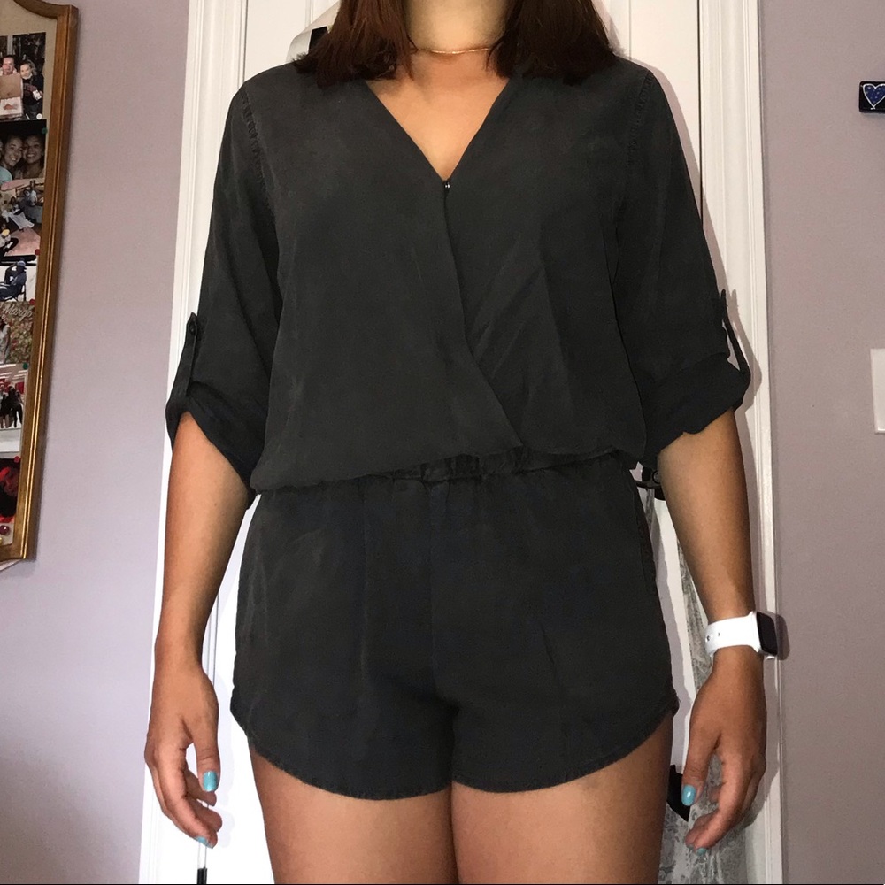 Bella Dahl dark grey romper